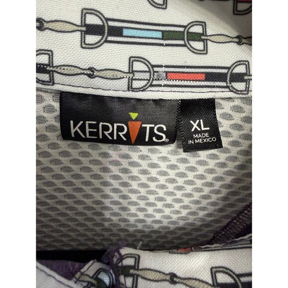 Kerrits Sport Show Shirt Long Sleeve Lightweight Equestrian Women's XL Purple - Picture 8 of 10